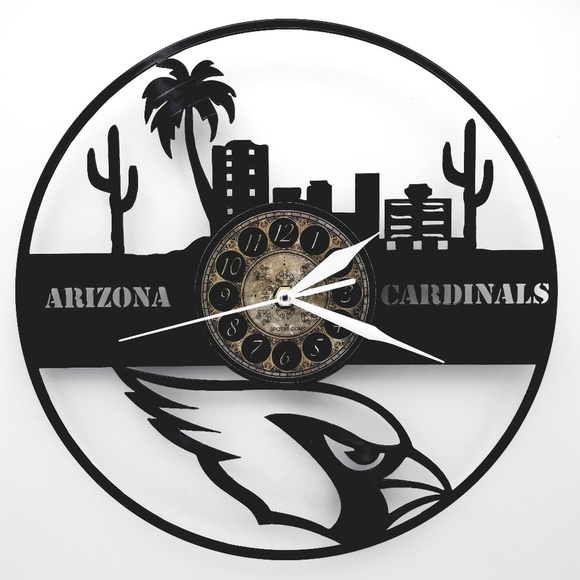 Handmade Other - Arizona CARDINALS vinyl record clock birthday gift